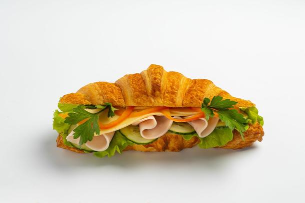 Круассан с ветчиной и сыром