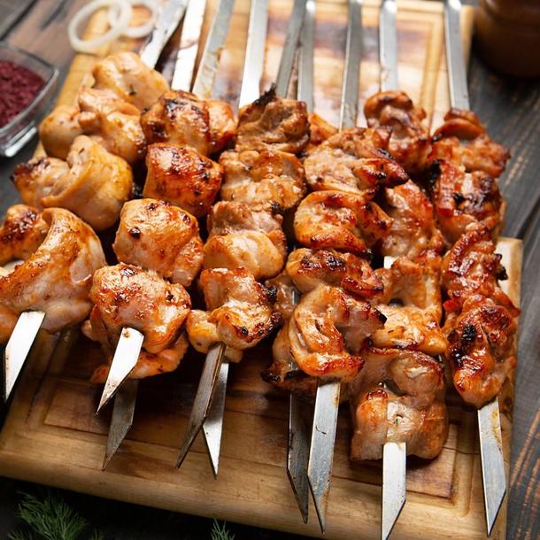 Шашлык из филе курицы