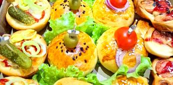 Фуршетное меню для детского праздника на 11-12 персон